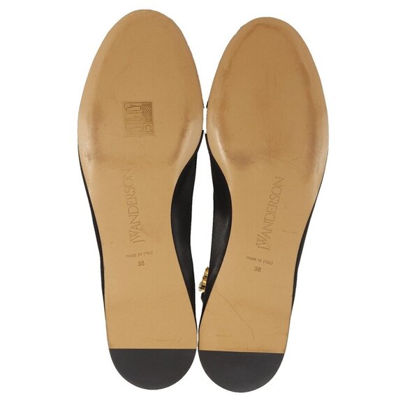 J W Anderson Ballerina Shoes With Crystals Size 38 US 8 Black $890 - Picture 9 of 16